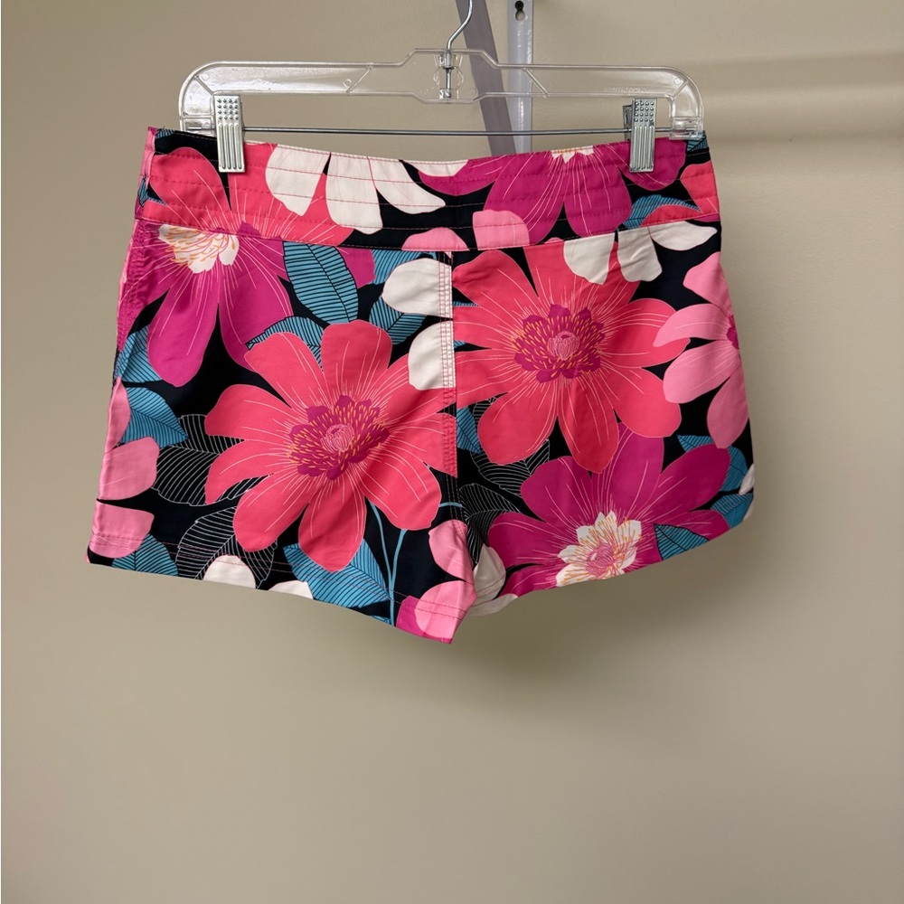 La Blanca Pink Floral Swim Board Shorts Size S - Picture 2 of 4